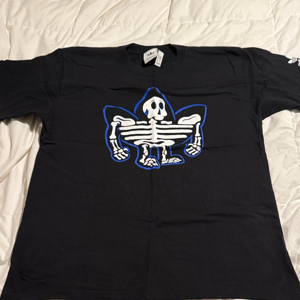 Adidas Black Crew Neck Tee